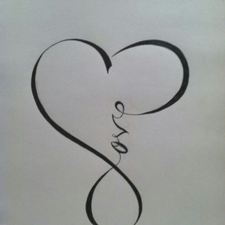 Infinity love tattoo | Tats | Pinterest