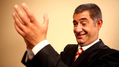 Cheerful Businessman Clapping Hands - Business - Success Stock ...