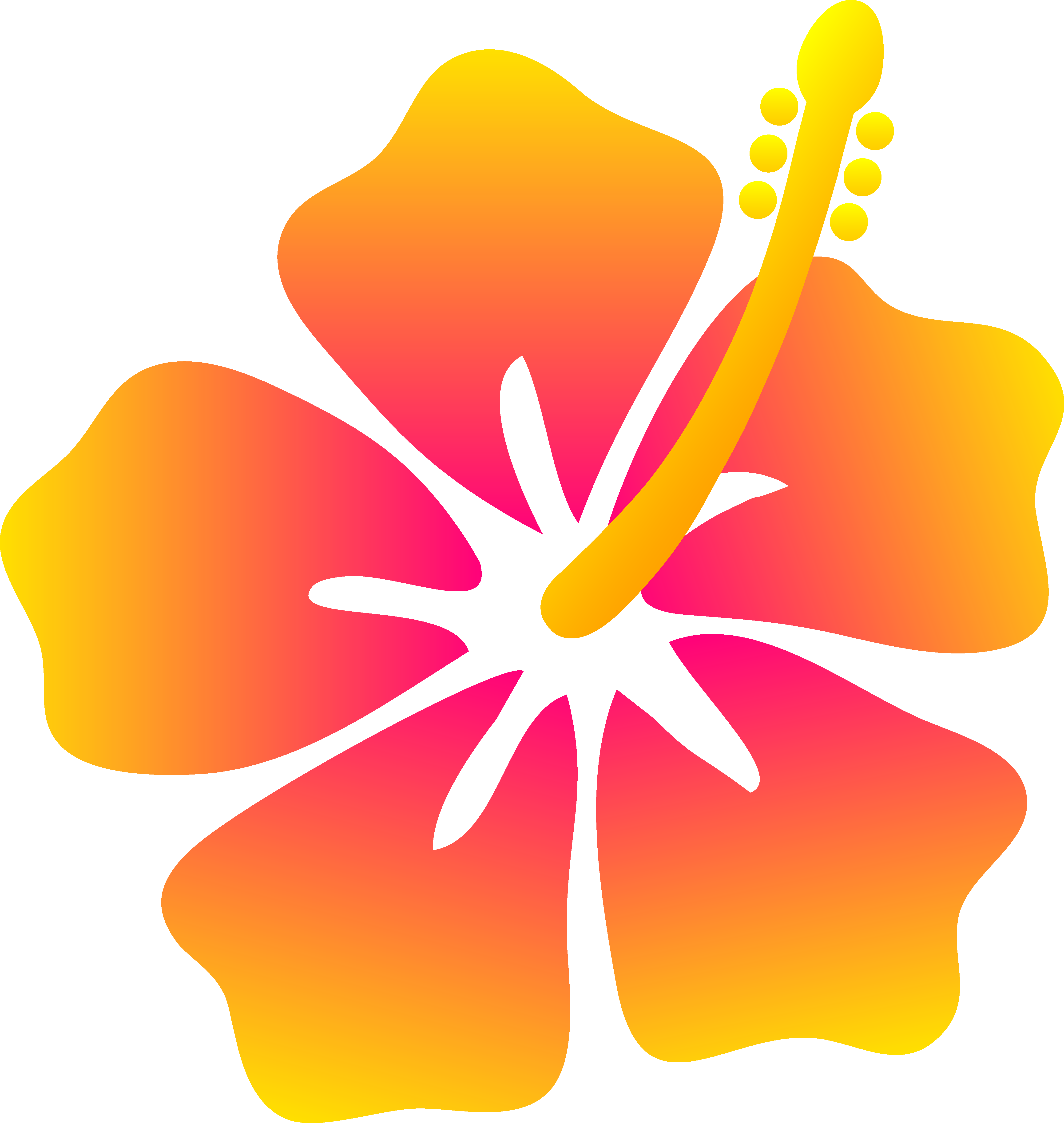 Hawaii Flower Art - ClipArt Best