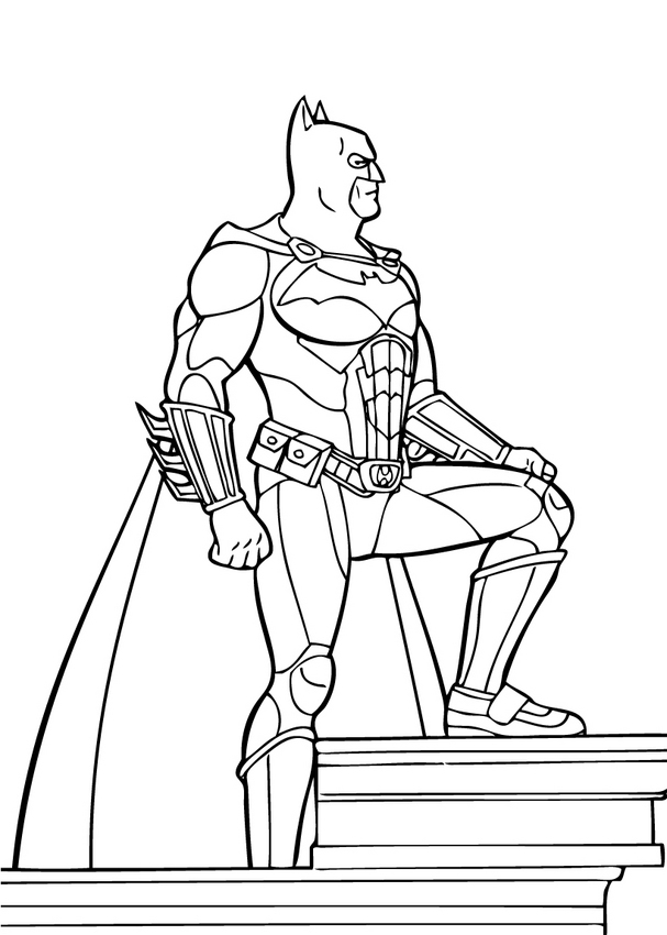 Batman Cartoon For Kids - AZ Coloring Pages