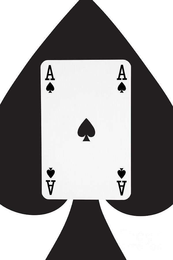 Ace Of Spades Playing Cards Clip Art - Category