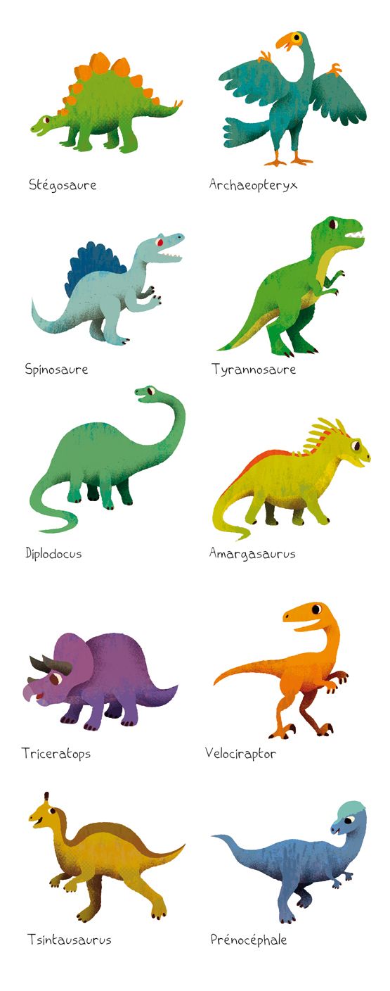 THIERRY BEDOUET - Illustration | Dinosaur crafts | Pinterest
