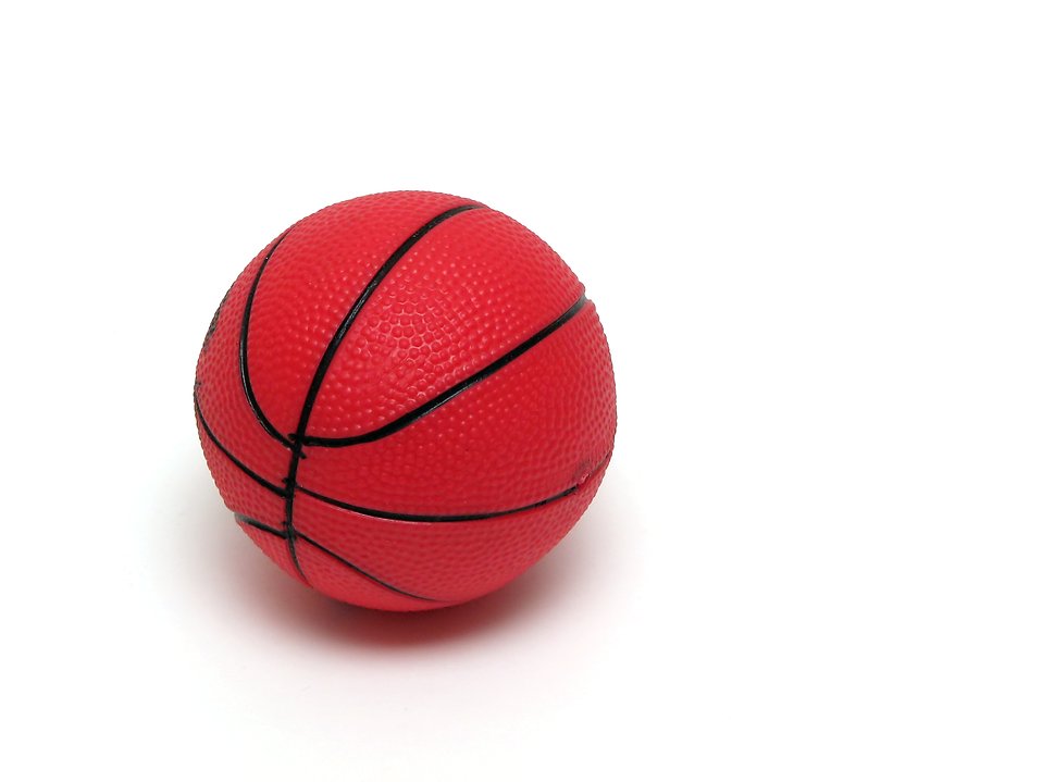 Free Stock Photos | A toy basketball isolated on a white ...
