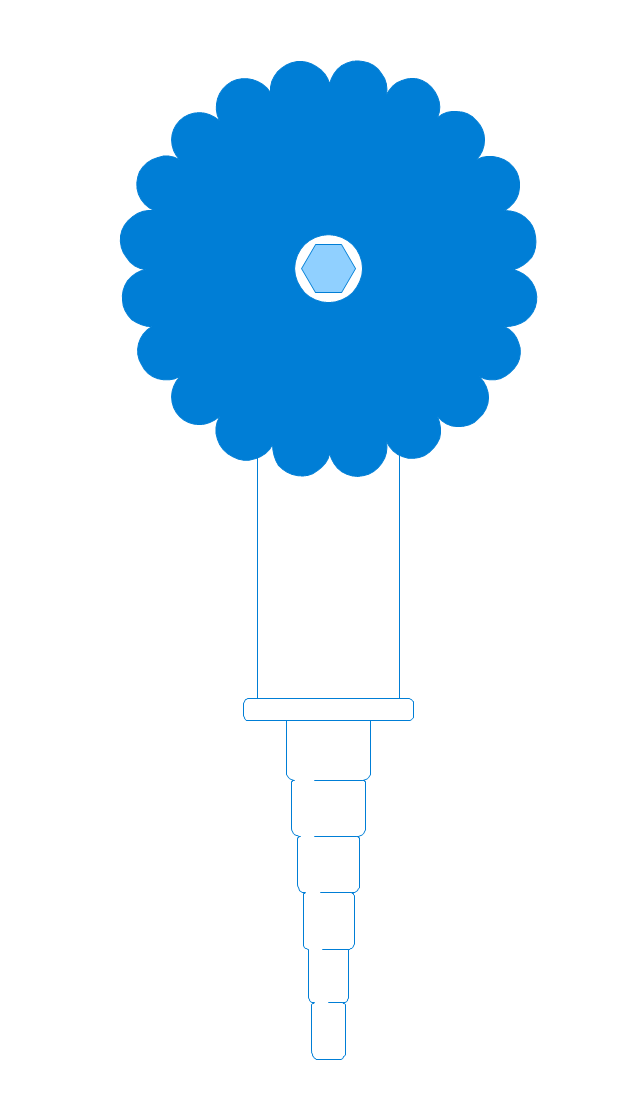 Laboratory equipment - Vector stencils library