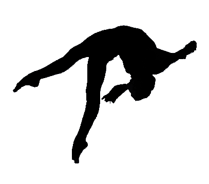 Gymnastics Clipart Silhouette Split | Clipart Panda - Free Clipart ...