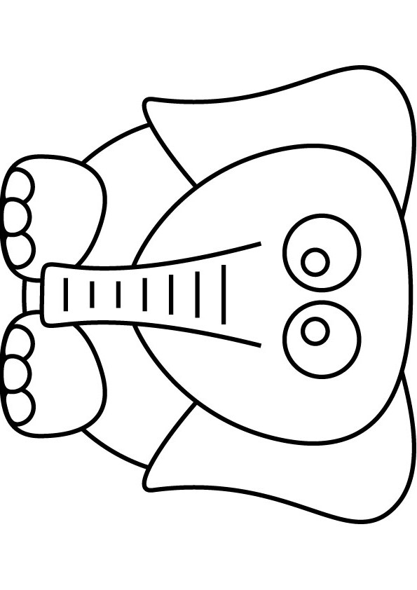 Download free elephant dumbo coloring book