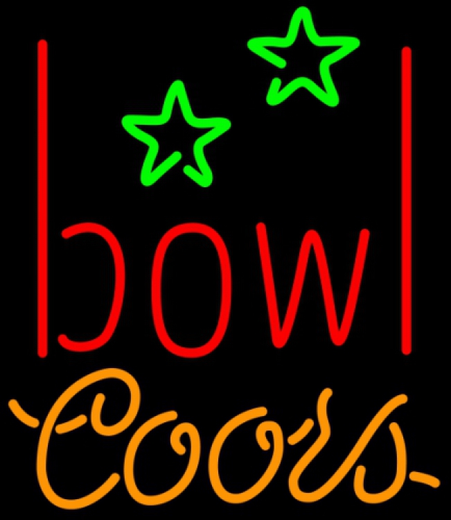 Coors Neon Bowling Alley Neon Sign 9 0002 20x23 | Coors Light with ...
