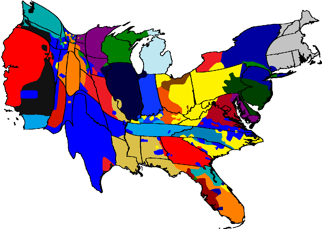geographic distribution of NFL fans