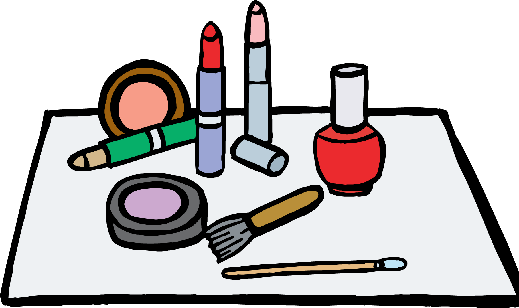 Clipart Makeup Images & Pictures - Becuo