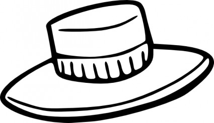 Straw Hat Clipart | Clipart Panda - Free Clipart Images