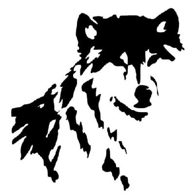 New Custom Screen Printed Tshirt Wolf Silhouette | Tattoo ideas ...