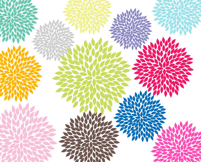 50% OFF SALE Cute Flower Clip Art 12 by DennisGraphicDesign
