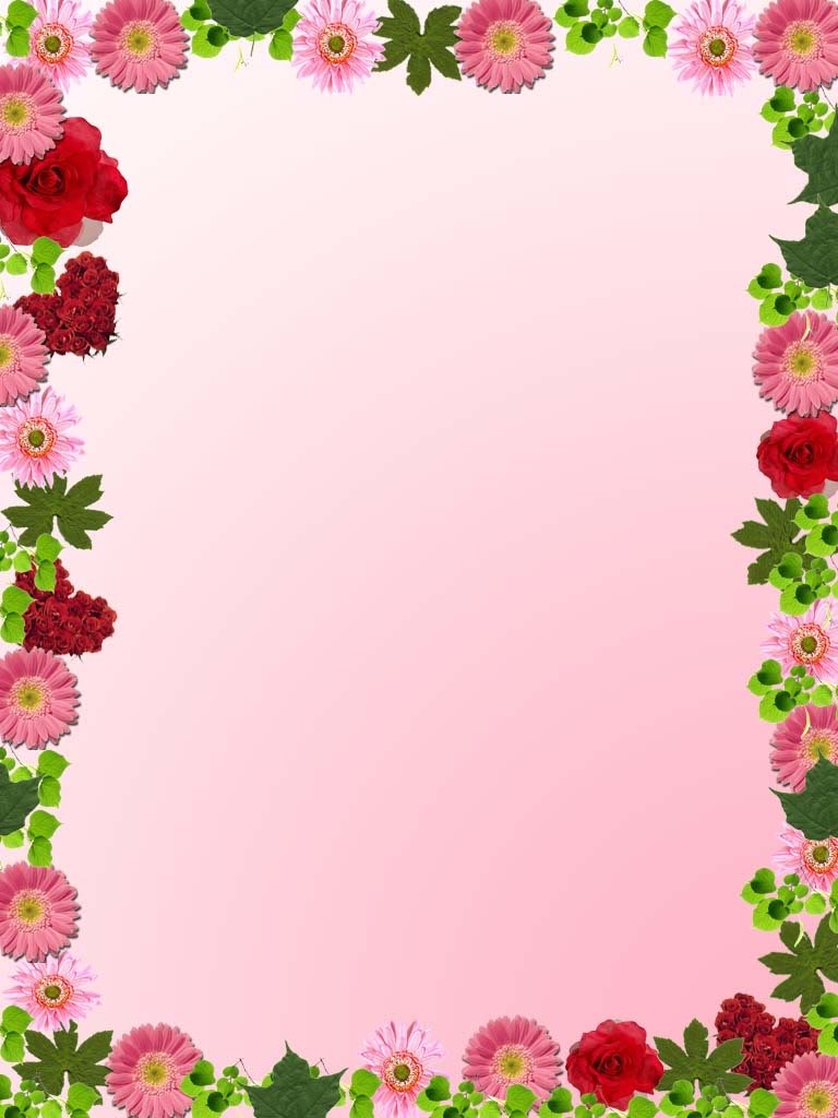 Flowers border clip art photo and vector free | Download free ...