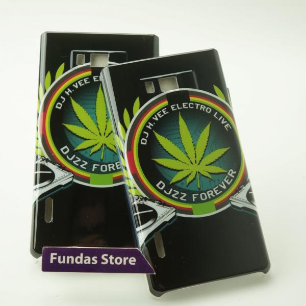 Funda Carcasa dura rigida para LG Optimus L7 dibujos marihuana ...