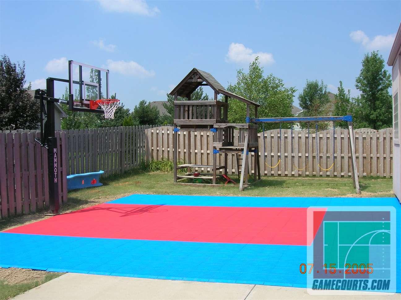 Outdoor Courts for Sport, Backyard Basketball Court, Gym Floors ...
