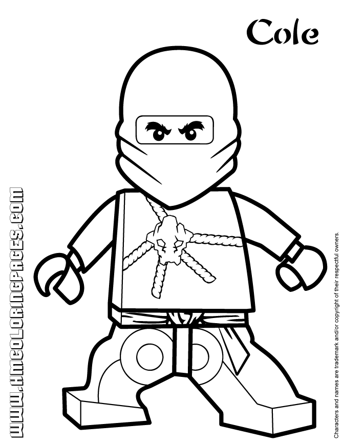 Free Lego Coloring Pages - Drawing Kids