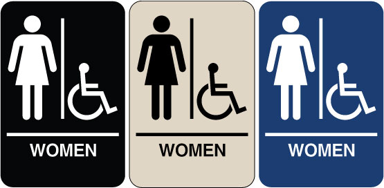 Need a Braille ADA Signs for your Bathroom? We have "Women's ...