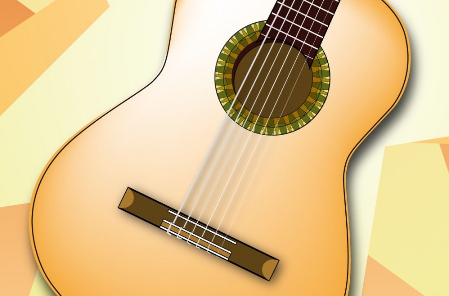 Spanish Guitar Vector Image vector graphic | creaTTor