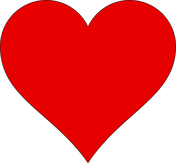 Heart Outline Clip Art at Clker.com - vector clip art online ...
