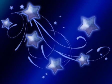 Blue stars - 3D and CG & Abstract Background Wallpapers on Desktop ...