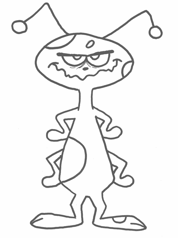 Cartoon Monsters For Kids - AZ Coloring Pages