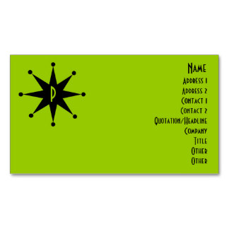 Starburst Business Cards, Starburst Business Card Designs