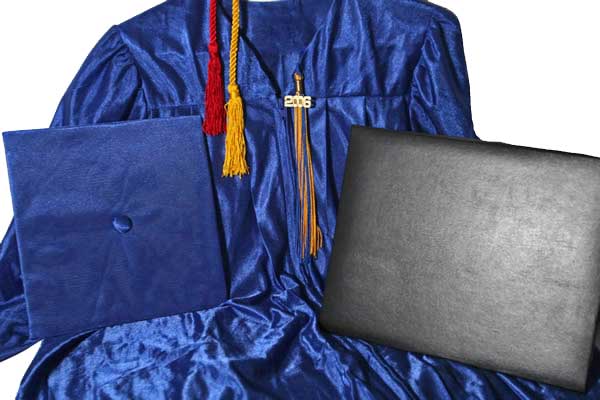 Elementary and High School Graduation Caps and Gowns Online