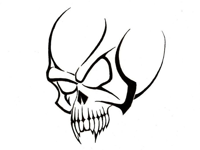 Simple Tattoo Designs Skull - ClipArt Best