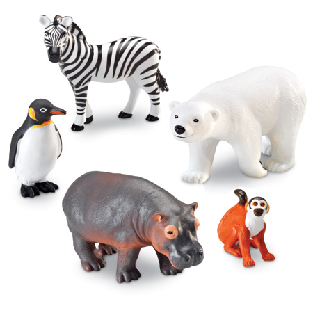 Jumbo Zoo Animals-2+-Age-Age/Grade - Learning Resources®