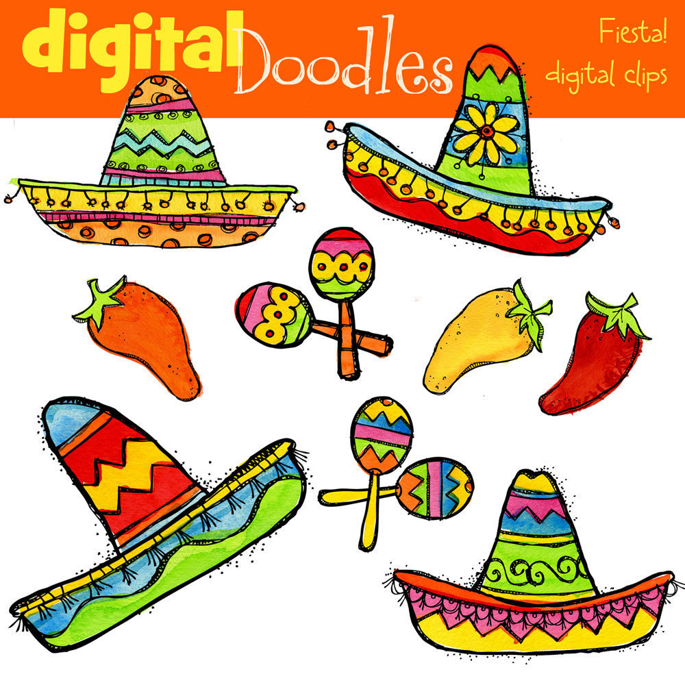 Mexican Fiesta Party Free Clipart - Free Clip Art Images