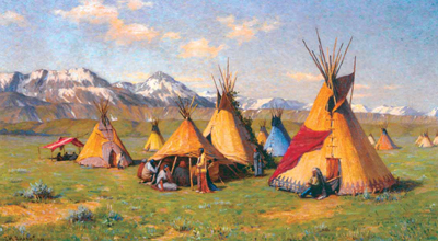 Joseph Henry Sharp Western Art Collector article Teepee Smoke Part 5