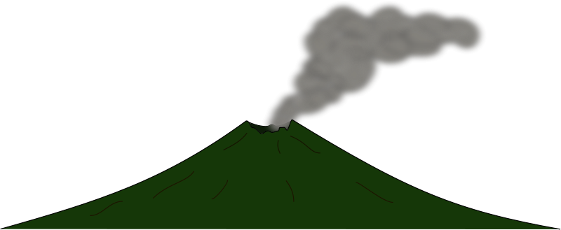 Vector Volcano / Volcano Free Vectors Download / 4Vector