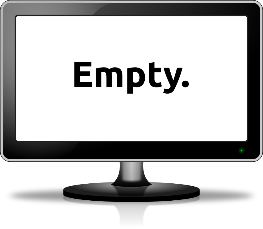 Computer Monitor Clip Art Black And White | Clipart Panda - Free ...