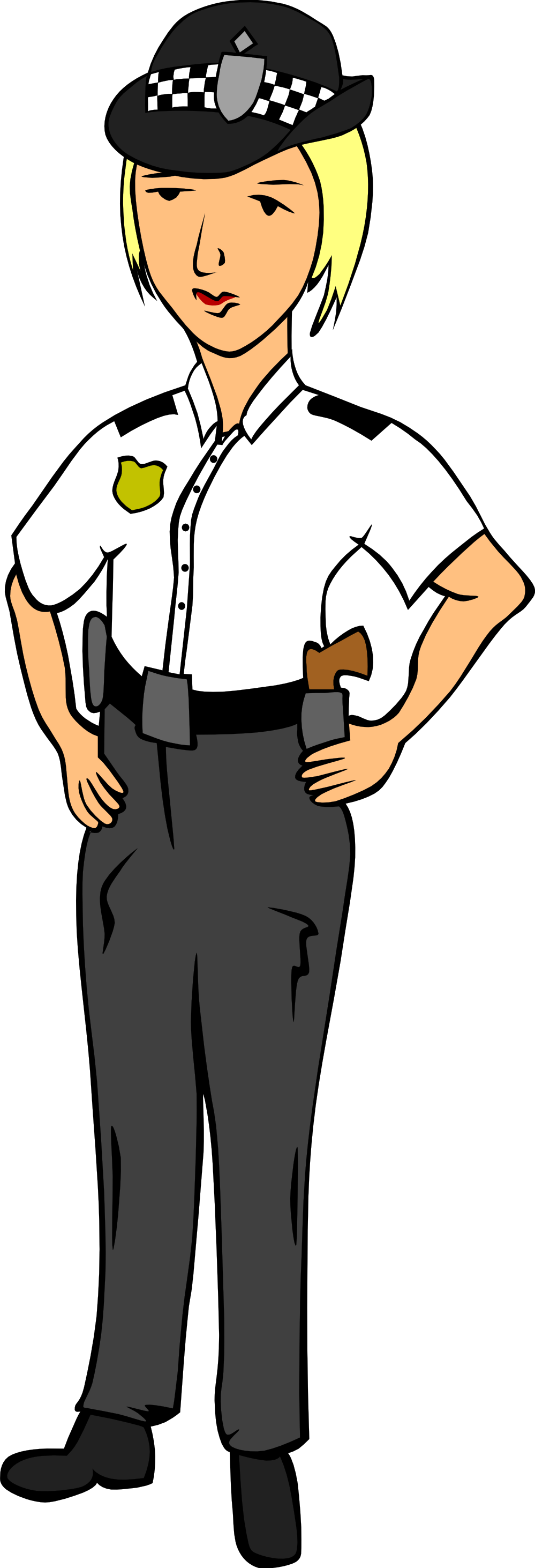 Police Officer Clipart Black And White | Clipart Panda - Free ...