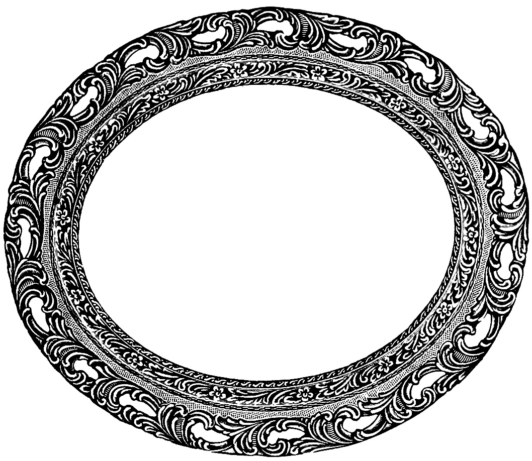 Victorian Oval Frame Clipart | Clipart Panda - Free Clipart Images