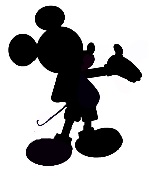 Mickey Mouse Head Silhouette - Cliparts.co