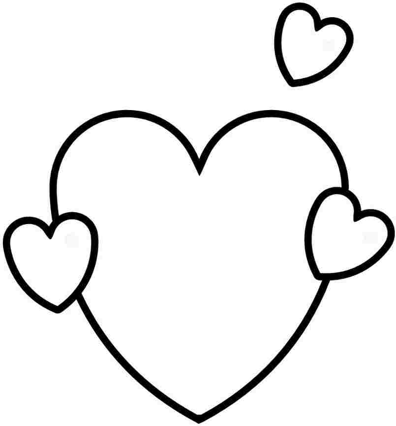 Coloring Pages Valentine Printable For Girls & Boys 11544#