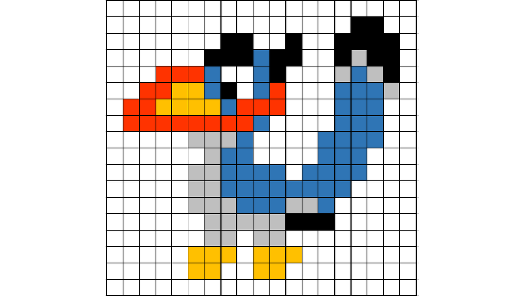 deviantART: More Like Mewtwo Pixel Art Grid by Hama-