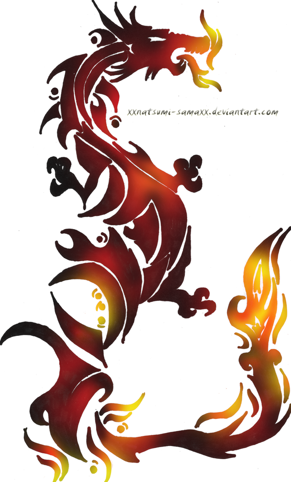Fire Dragon Tattoo | eyecatchingtattoos.