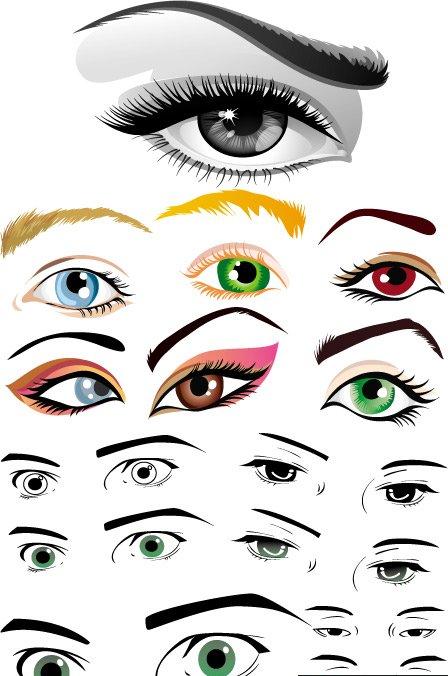 Eyes Vector Design | Grapedia Design Collection