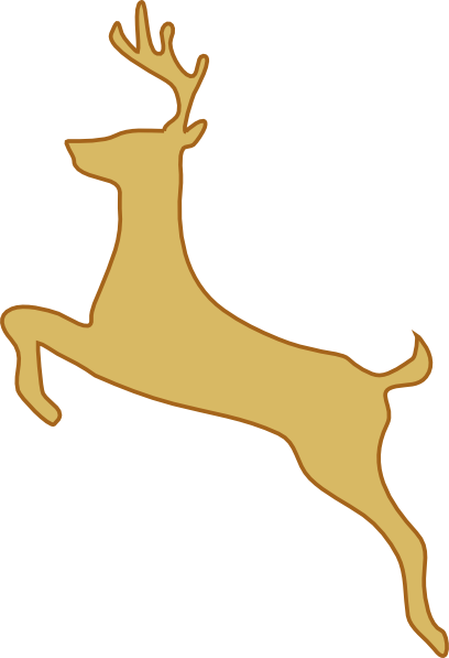 Deer Tan Fill clip art - vector clip art online, royalty free ...