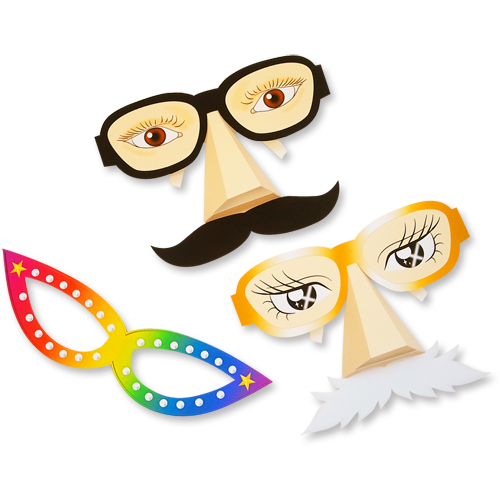 Disguise Glasses Free Paper Crafts - Papermodeler