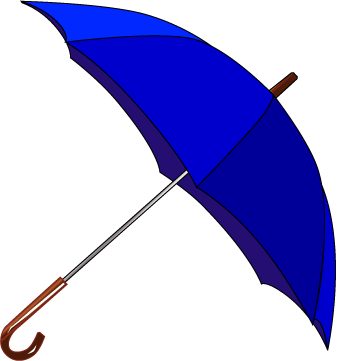 Pix For > Blue Umbrella Clipart