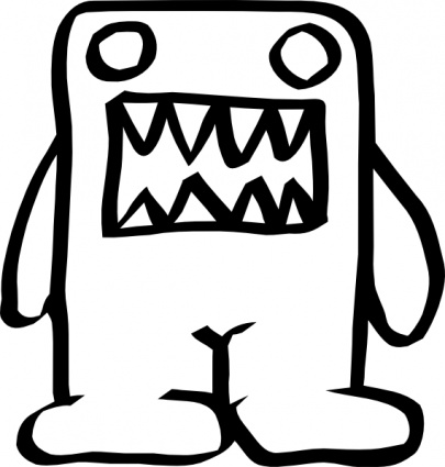 ages of domo Colouring Pages (page 3)