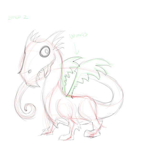 Simple Dragon drawings - Drawing Factory