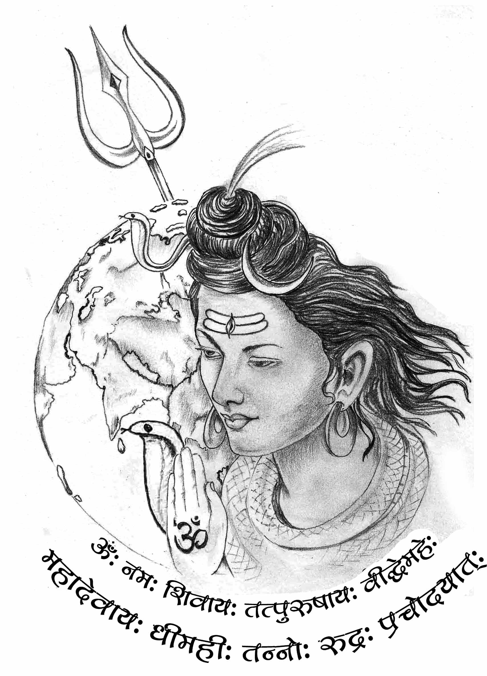 Shiva Sketch | Think Before Ink Tattoos