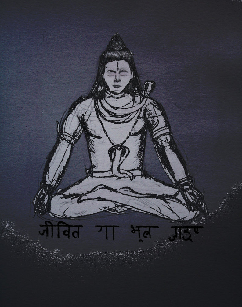 shiva sketch by buttters on DeviantArt