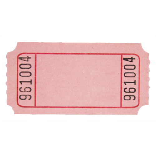 Pink Blank Ticket Roll - Tickets & Wristbands - Amols' Fiesta ...