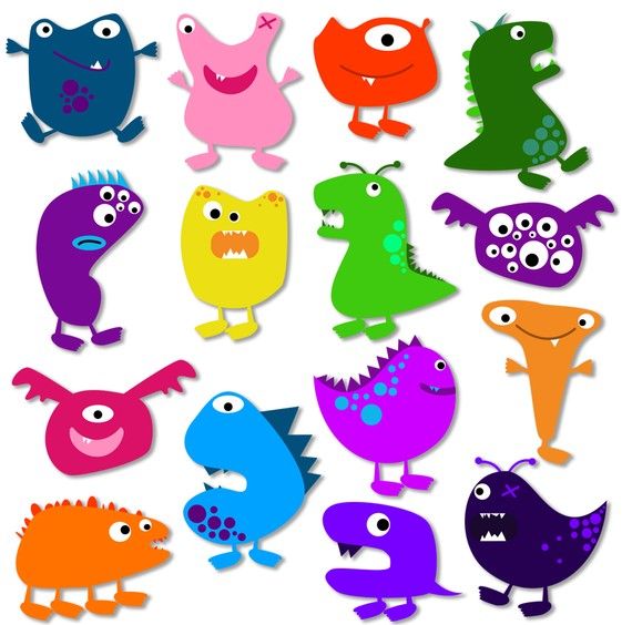 Cute Monsters Clip Art Clipart Aliens Clip Art Clipart ...