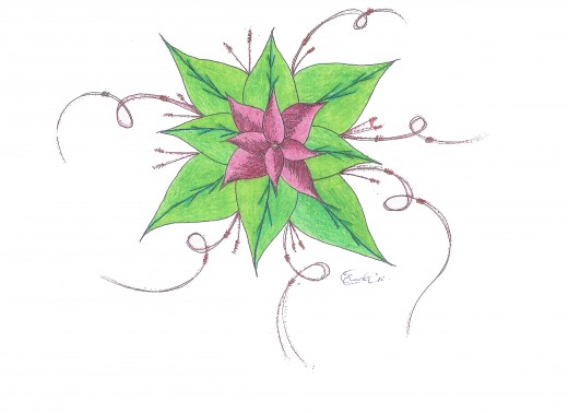 How to Draw a Flower (Easy)